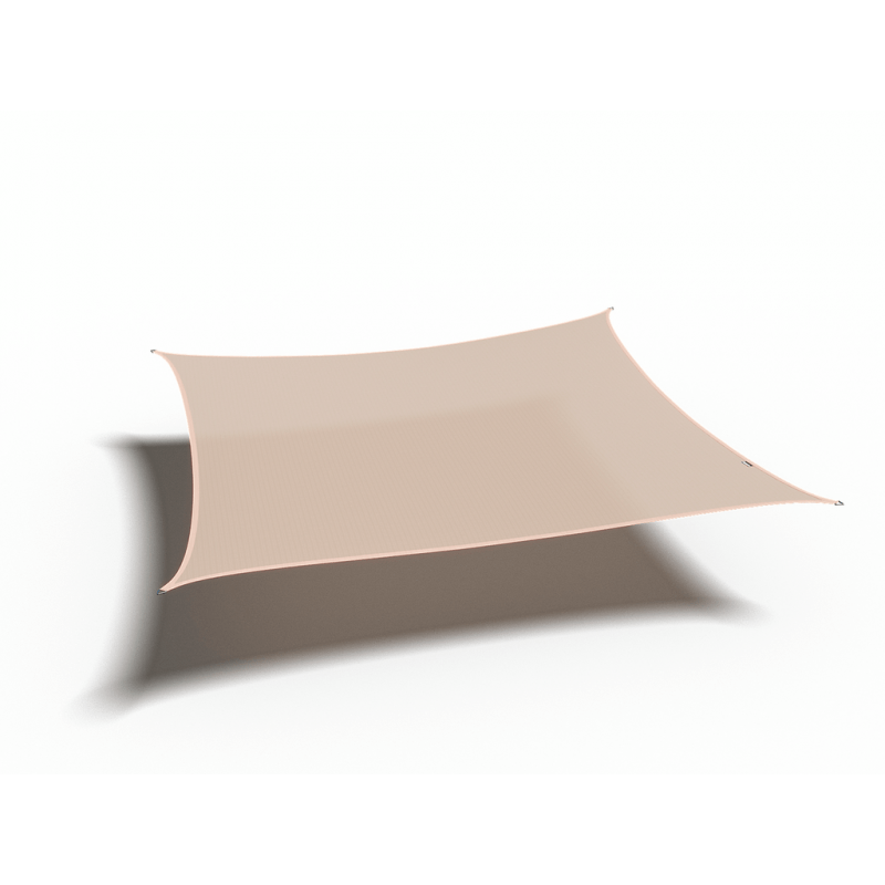 Platinum Sun & Shade Coolfit schaduwdoek vierkant, 360x360cm, Ecru Wit