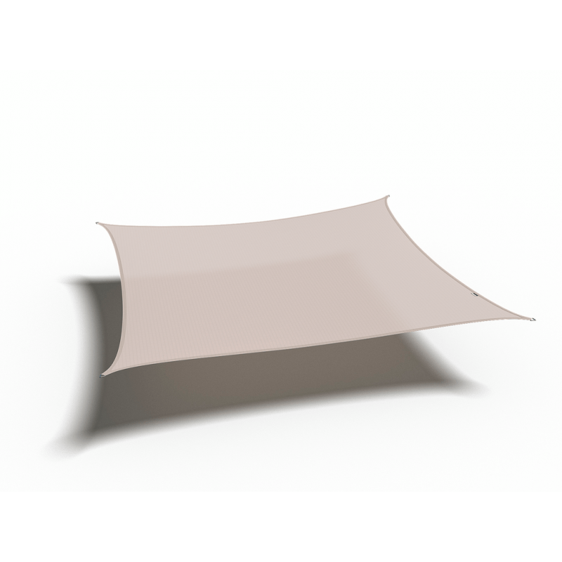 Platinum Sun & Shade Coolfit schaduwdoek vierkant, 360x360cm, Greige