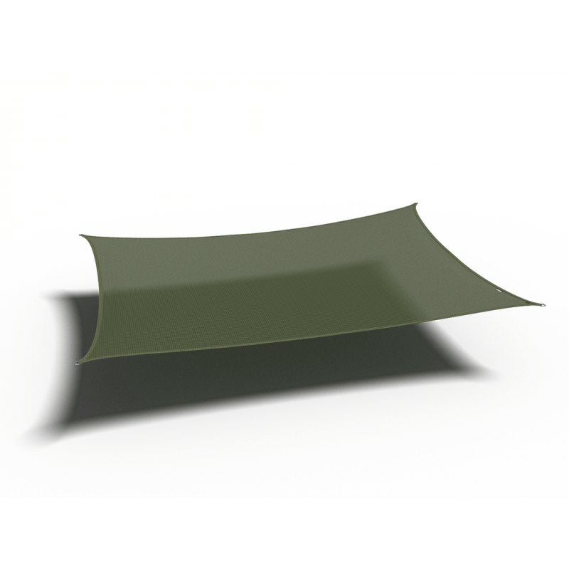 Platinum Sun & Shade Coolfit schaduwdoek rechthoek, 400x300cm, Olijf