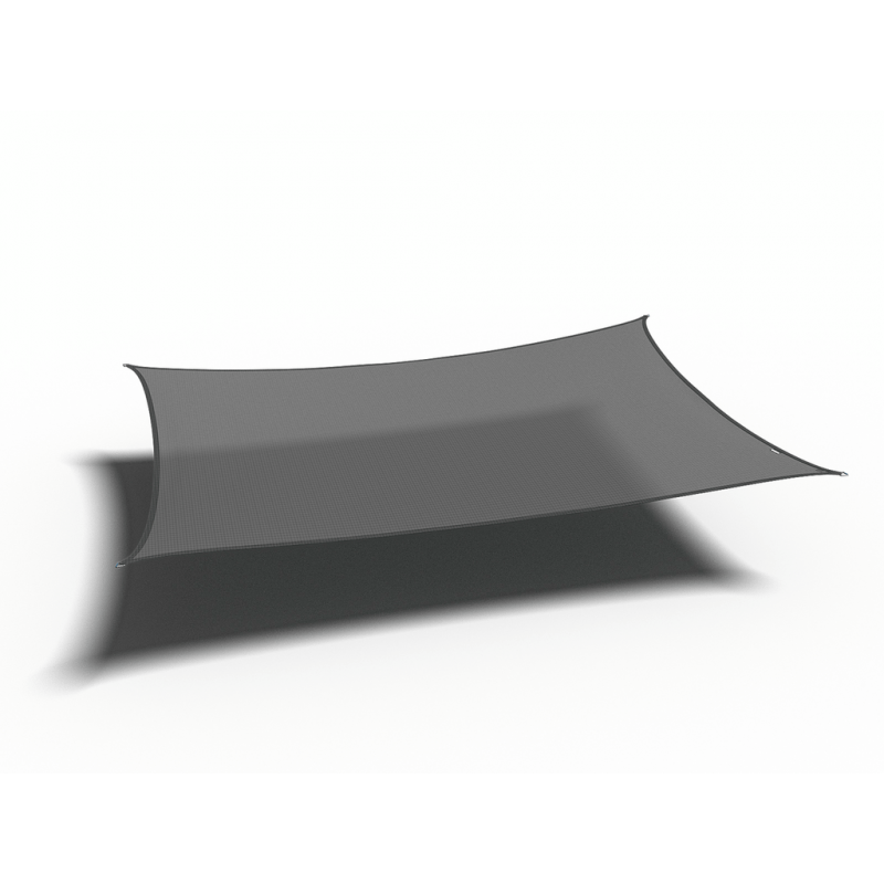 Platinum Sun & Shade Coolfit schaduwdoek rechthoek, 500x300cm, Antraciet
