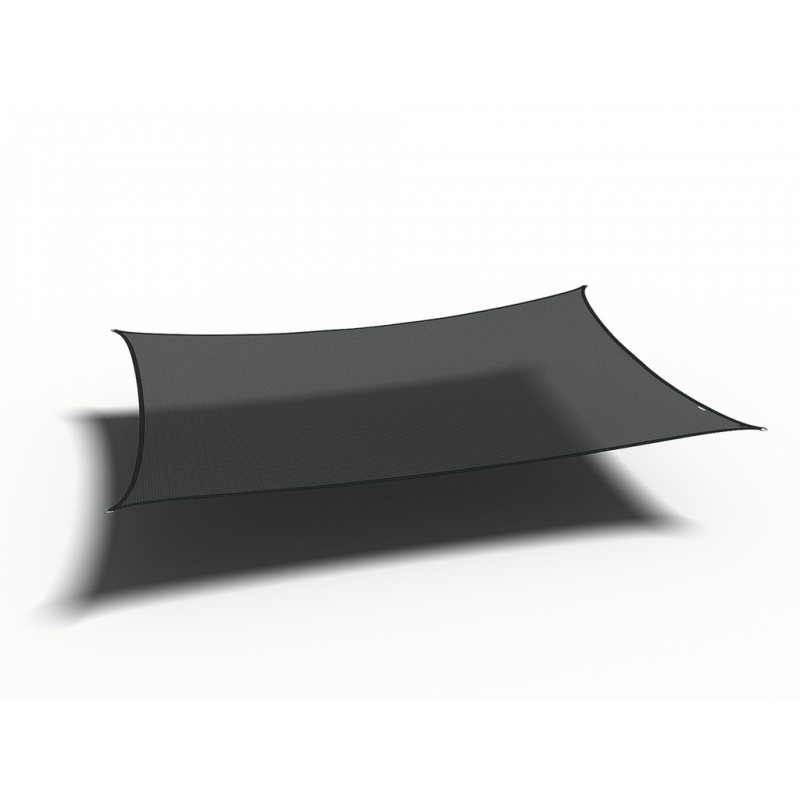 Platinum Sun & Shade Coolfit schaduwdoek rechthoek, 500x300cm, Zwart