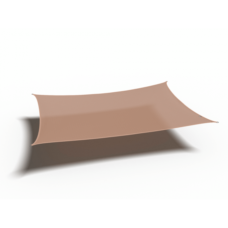 Platinum Sun & Shade Coolfit schaduwdoek rechthoek, 500x300cm, Zand