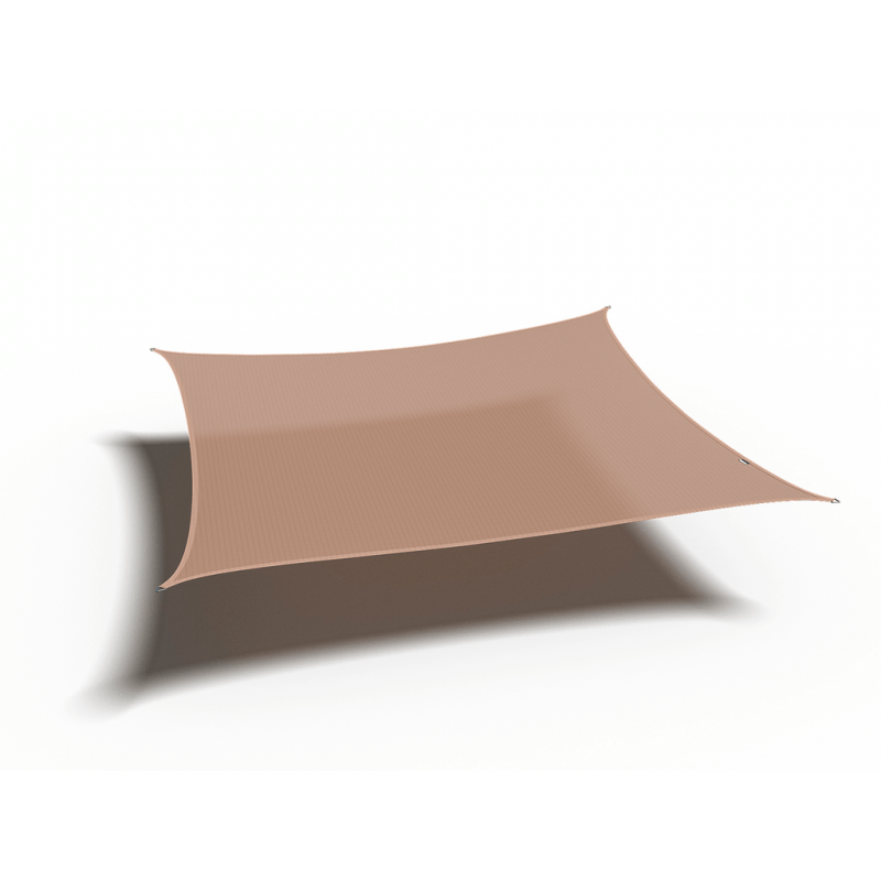 Platinum Sun & Shade Coolfit schaduwdoek vierkant, 500x500cm, Zand