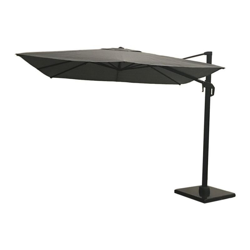 Nesling zweefparasol 300x300 cm antraciet