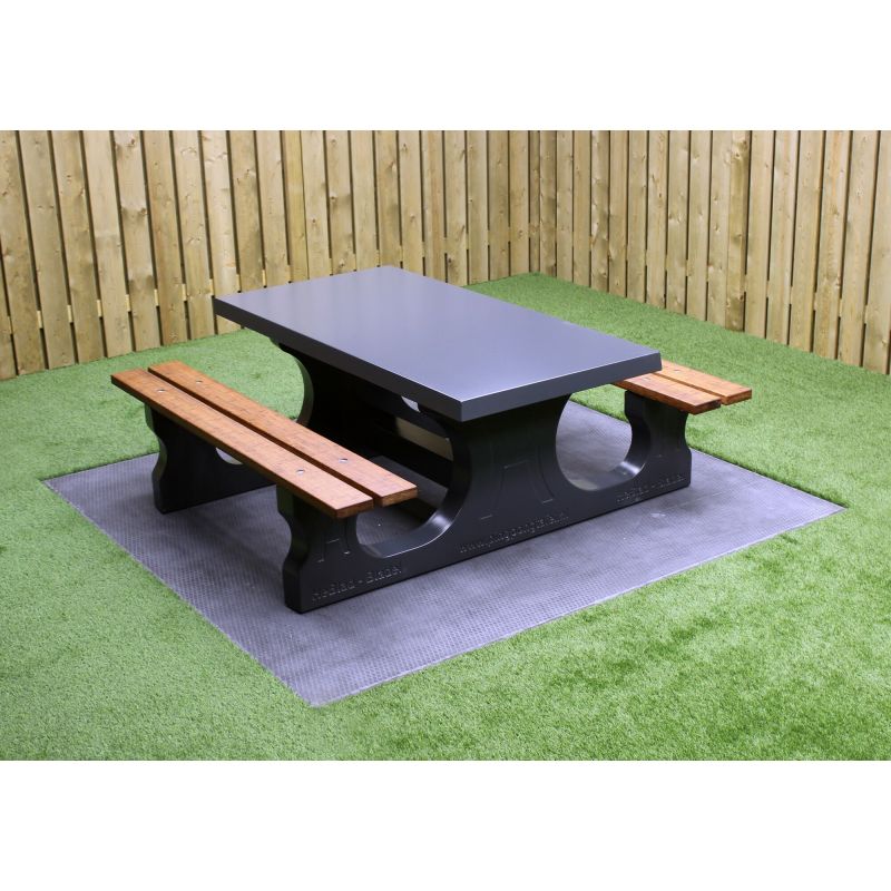 Picknicktafel beton Deluxe antraciet