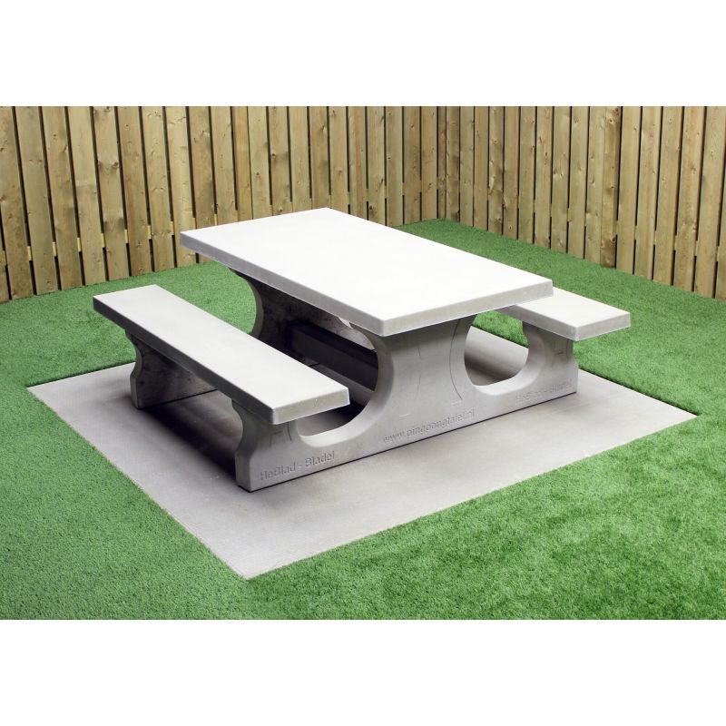 Picknicktafel beton standaard naturel