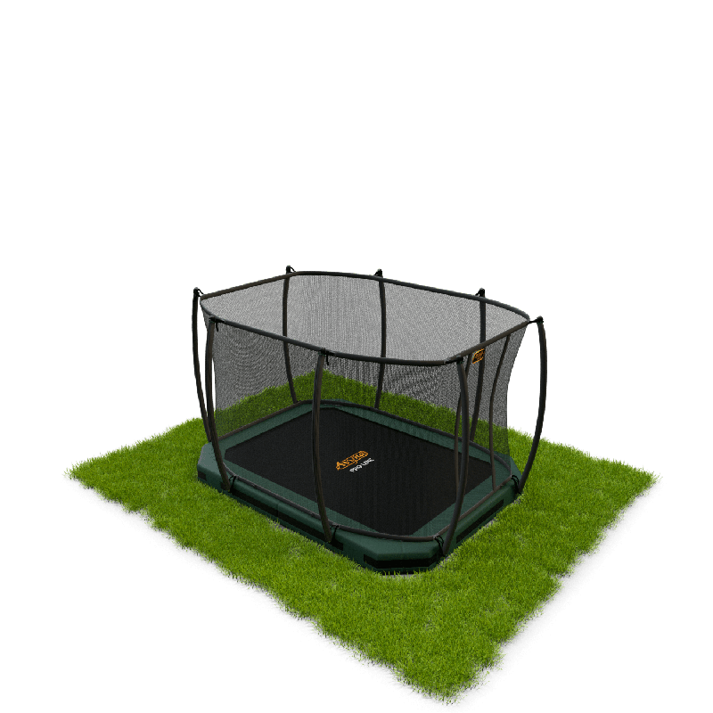 Trampoline Proline inground rechthoekig met net