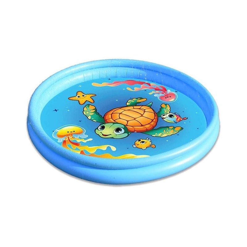 Watermat Turtle met sproeier 