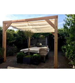 Platinum vrijstaande Douglas pergola