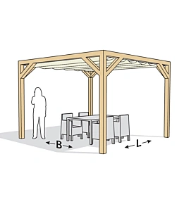 Douglas pergola