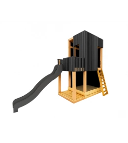 Houten speelhuis
