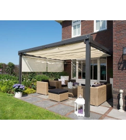 Platinum muur Pergola