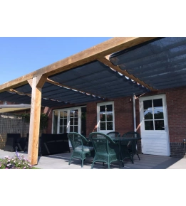 Platinum muur pergola