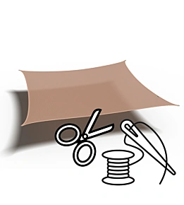 Schaduwdoek op maat Platinum